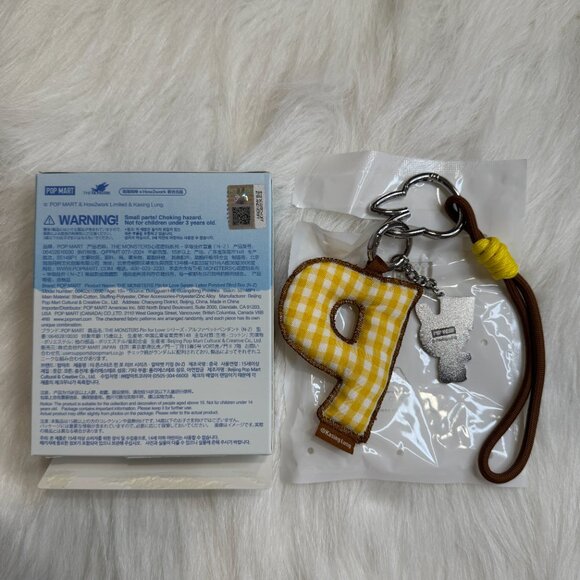 AUTHENTIC Labubu Pin for Love Plush Pendant + Letter Pendant Set – P - Picture 5 of 5